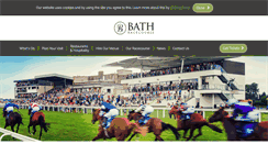 Desktop Screenshot of bath-racecourse.co.uk